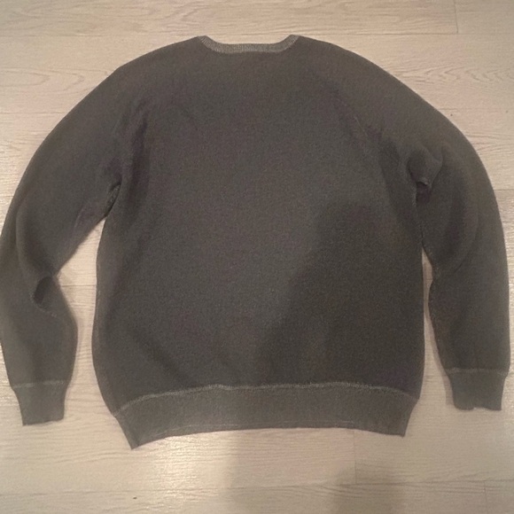 Peter Millar Mens Cotton Wool Blend Hartford Crewneck Sweater Gray Sz M - Picture 5 of 6